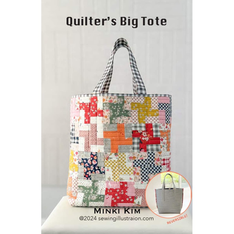Riley Blake Designs Minki Kim Quilter's Big Tote Pattern P178-SIBP6