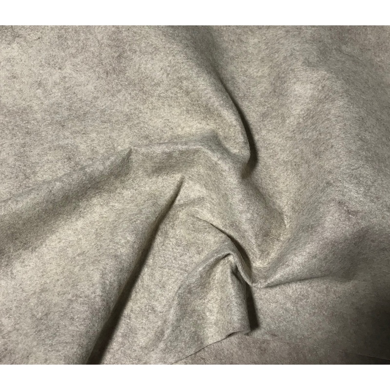 Sandstone Gray - Wool /Rayon Blend Felt Fabric
