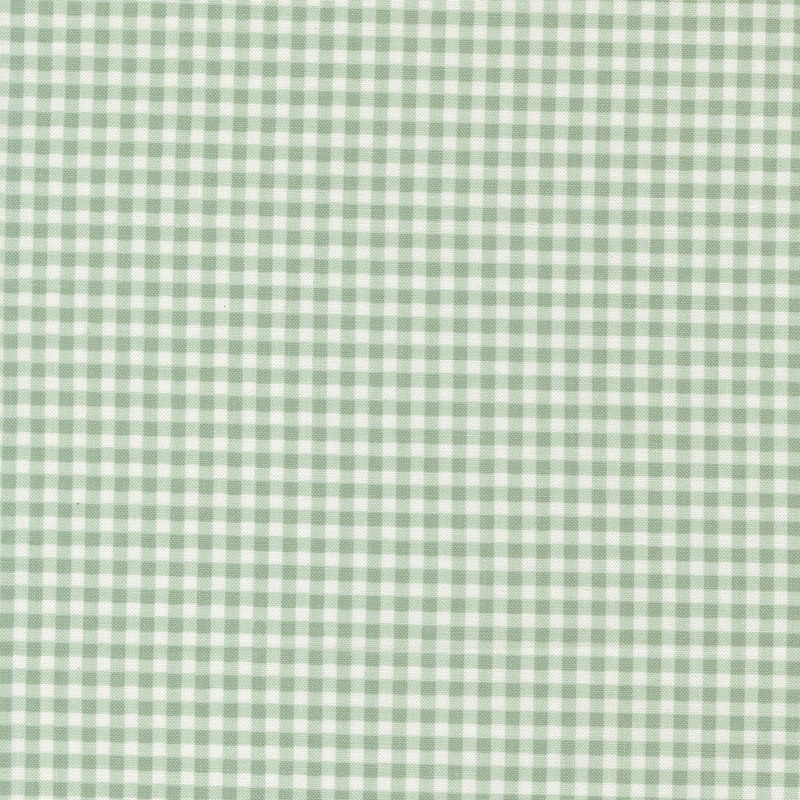 Sunbonnet - Dusty Blue Mini Gingham - My Sew Quilty Life - Moda Fabrics - 1/2 yd