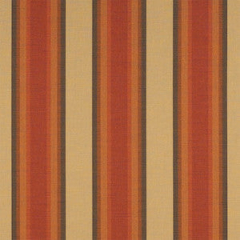 Sunbrella Awning Stripe 48570000 Colonnade Redwood 46" Outdoor Fabric