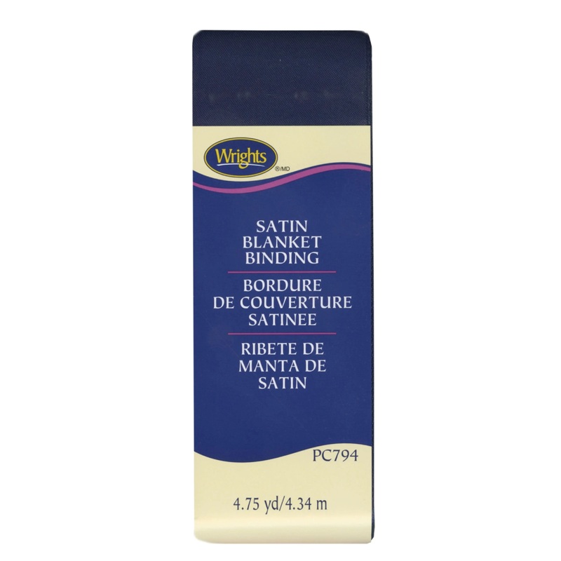 Satin Blanket Binding Navy