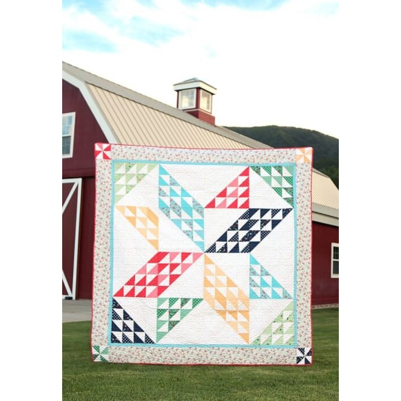 Sugarhouse Star Quilt Pattern by Amy Smart, Diary of A Quilter 78" x 78"