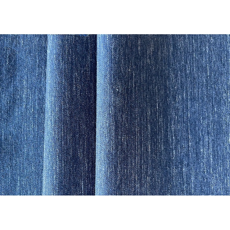 Fratelli Tallia di Delfino Light-Weight Variegated Fog & Denim Wool-Silk Suiting (Made in Italy)