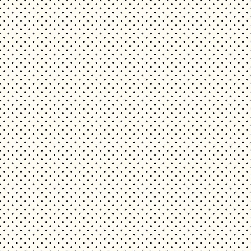 SALE Black Flat Swiss Dots on Cream - Riley Blake - Polka Dot - Quilting Cotton Fabric