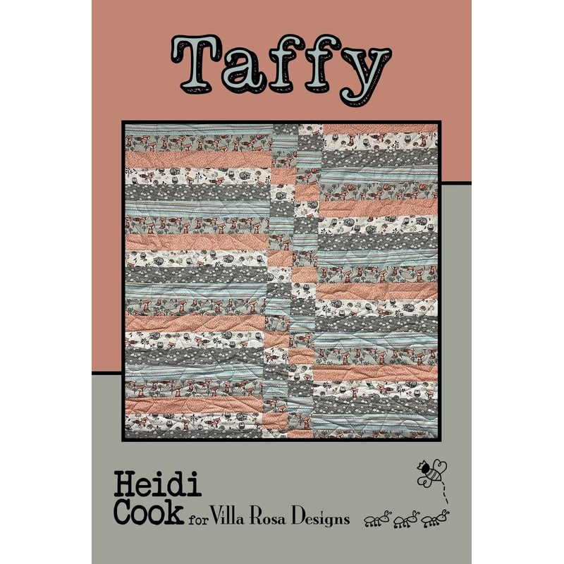 Taffy Quilt pattern for Villa Rosa Designs 40" x 40" finished Printed Pattern Only