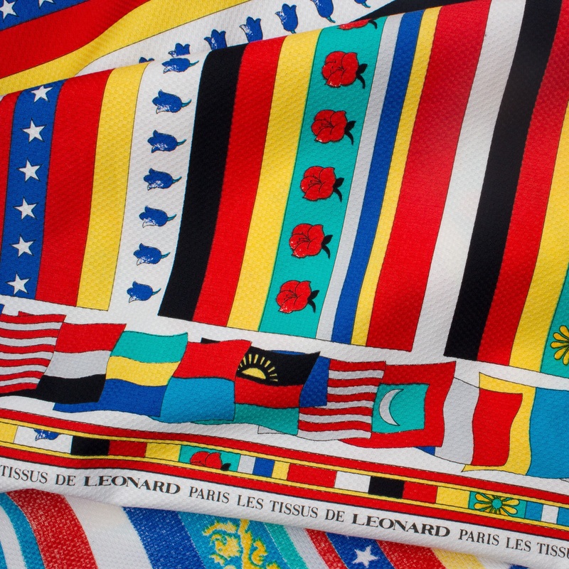 World Flags Cotton Piqu