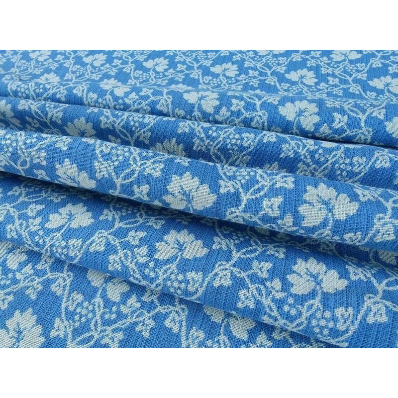 Scalamandre Malovine Blue/crme Foliage France Blue White Vine French Country Cotton MSRP USD 276