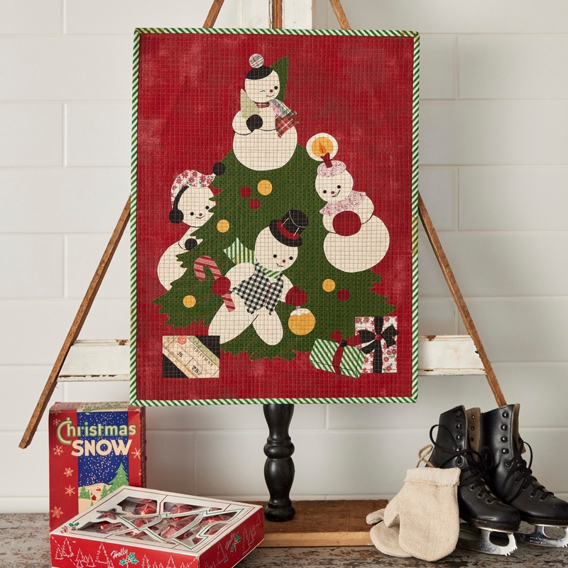 Happiest of Christmas Holiday Scrappliqu