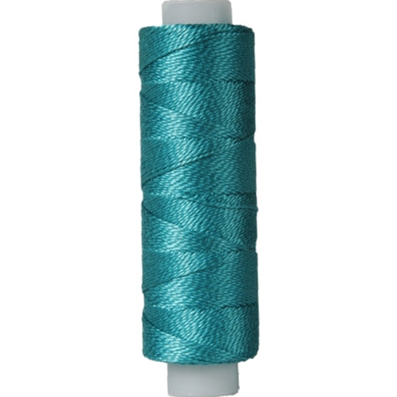 Perle (Pearl) Cotton Thread - Size 8 - Turquoise - 75 Yard Spools