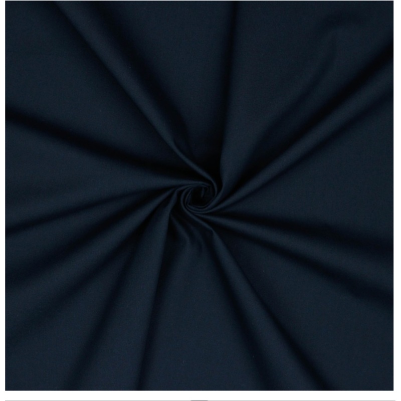 Remnant 286, Verhees, Candy Cotton Solid Poplin, Midnight, 1.6 yard bolt and