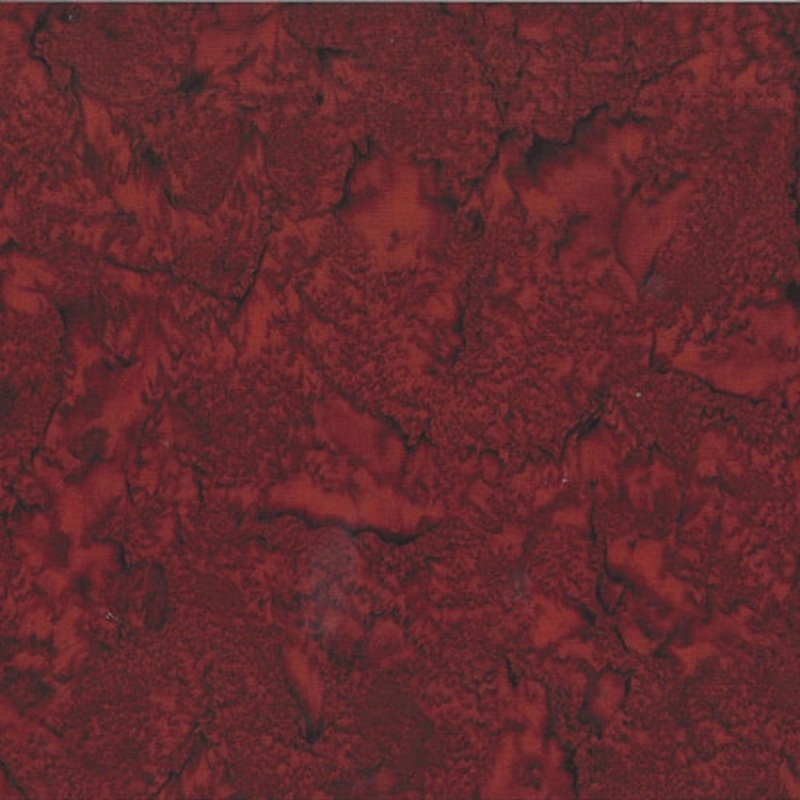 1895 Bali Watercolor Batiks Mahogany Brown Hoffman Fabrics Cotton Fabric HF-1895-125