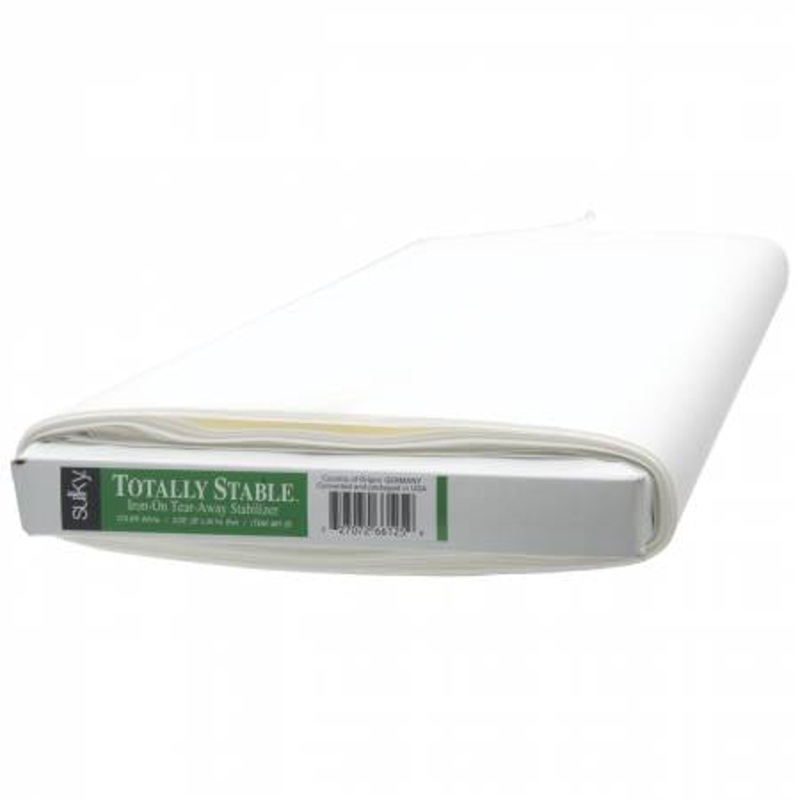 Sulky Totally Stable Iron-on Tear-Away Stabilizer White 20in