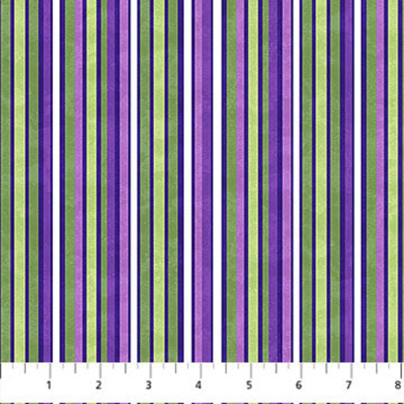 Tulip Garden Collection Stripes Cotton Fabric 28499 Multi Colors