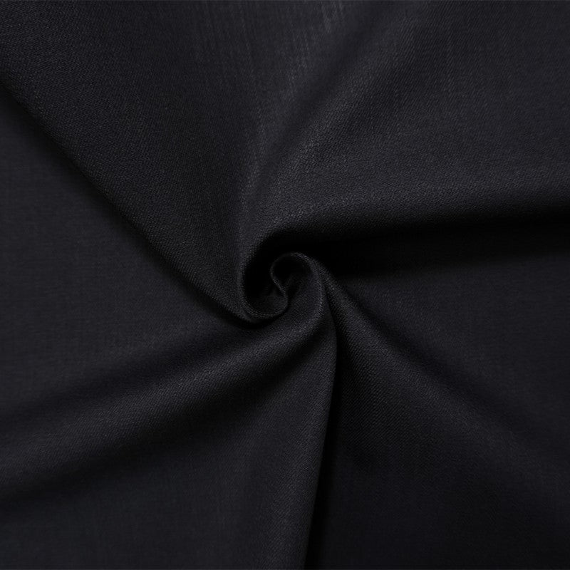 Black 12 oz. Cotton Blend Stretch Denim Twill Woven Fabric