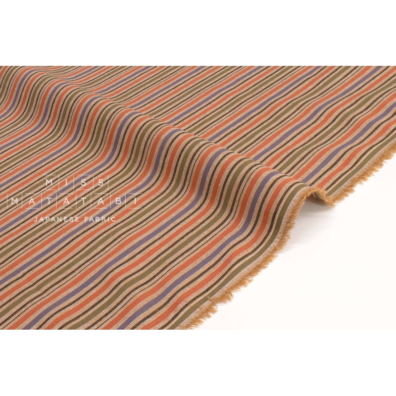 Yarn-Dyed Mikawa Momen Stripe - 14