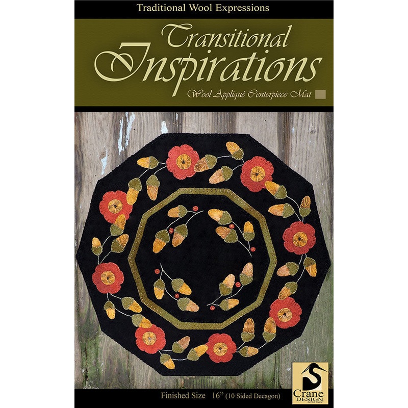 Transitional Inspirations Wool Applique Pattern - Table Mat