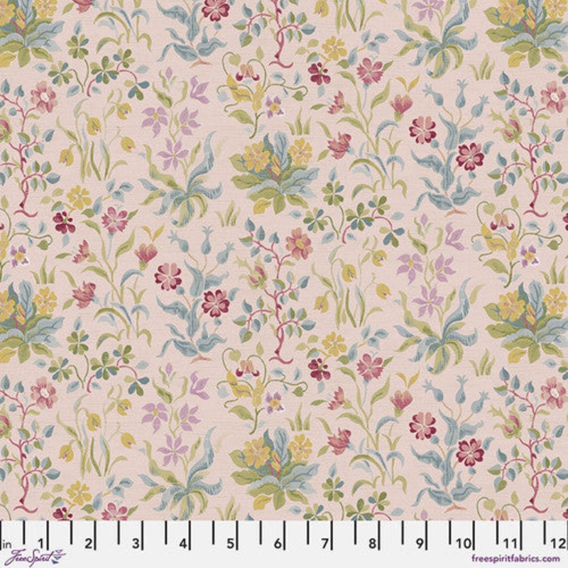 Red House, Small Flowers by May - Rose, The Original Morris & Co. Cotton Fabric