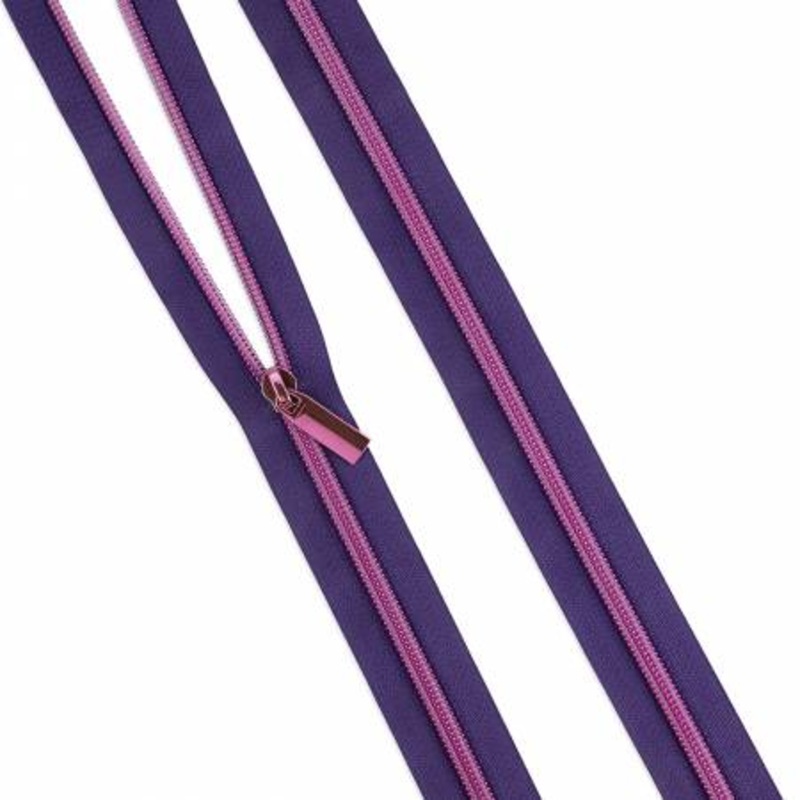 Sallie Tomato Zippers By The Yard in Moon Flower by Tula Pink ZBY5C127