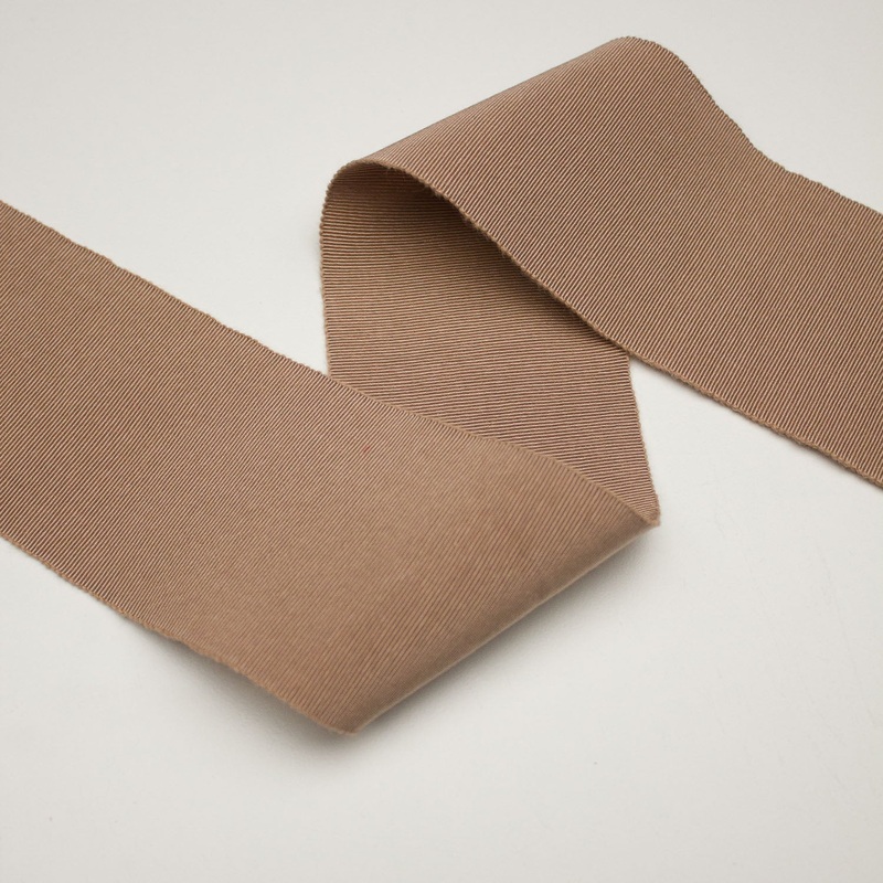 Blush Cotton Grosgrain Ribbon 65mm