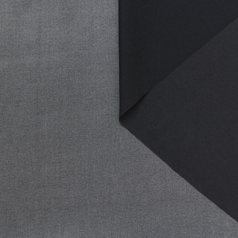 T23V05906 | Stretch Silk Muslin Black