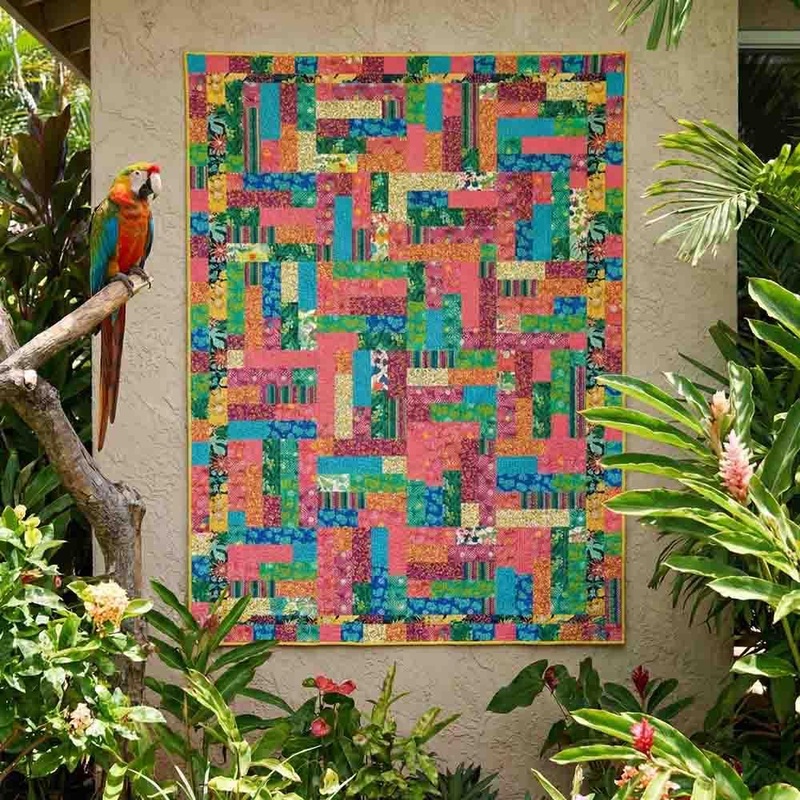 Rabbit Hole Quilt - Sunshine by Sally Kelly - Keepsake Quick Kit