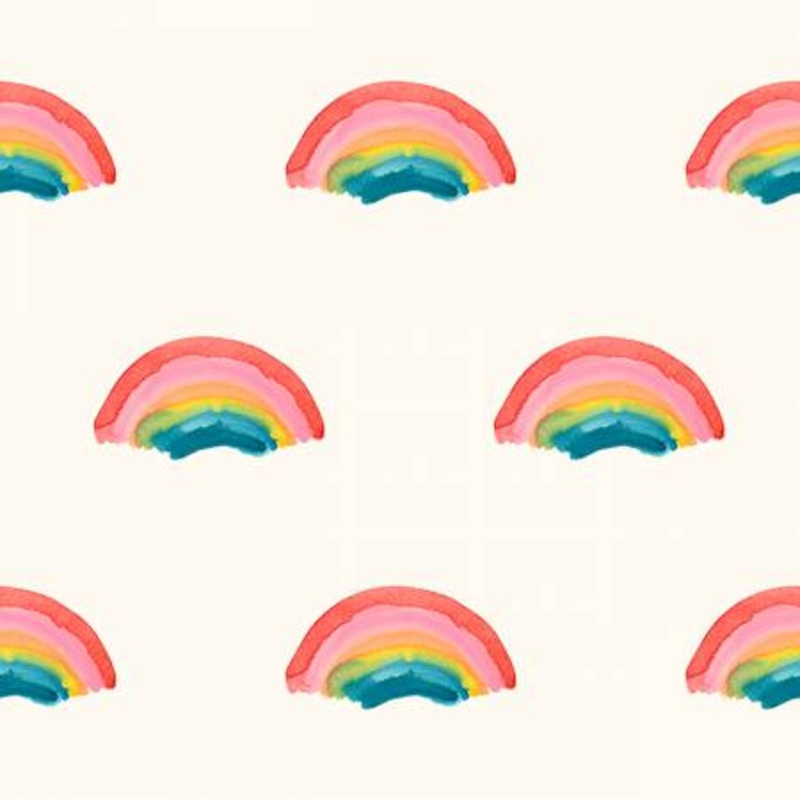 Rainbows on White