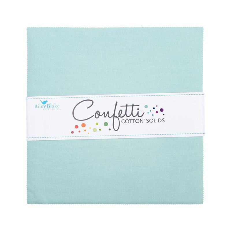 SALE Confetti Cottons Songbird Layer Cake 10" Stacker Bundle - Riley Blake - 42-Piece Precut - Solid - Quilting Cotton Fabric