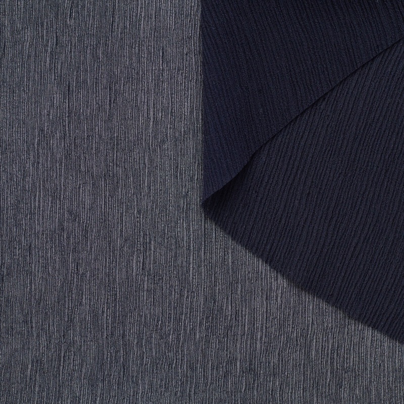 T23O04704 | Dry Silk Crepon Peacoat