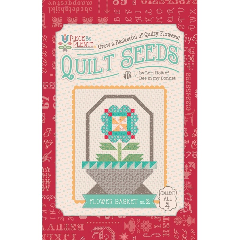 Lori Holt Piece & Plenty Quilt Seeds Flower Basket No. 2 by Lori Holt for Riley Blake Designs ST-39781