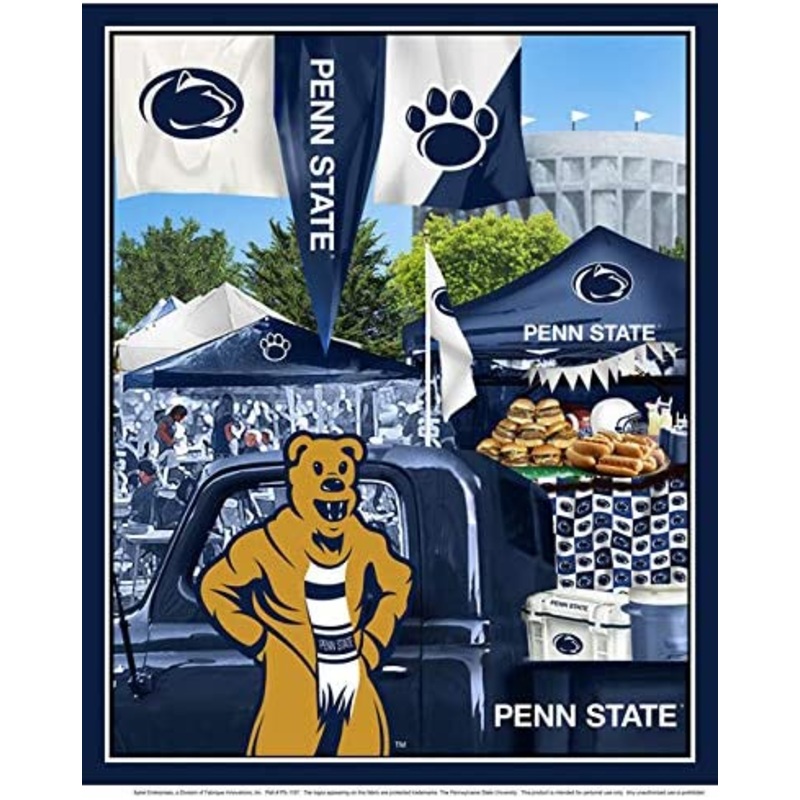 Penn State Nittany Lions - Tailgate Panel 44"/45" Fabric per yard