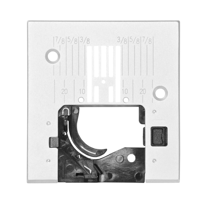 PFAFF Straight Stitch Needle Plate with Inch Markings for passport Series 821472096