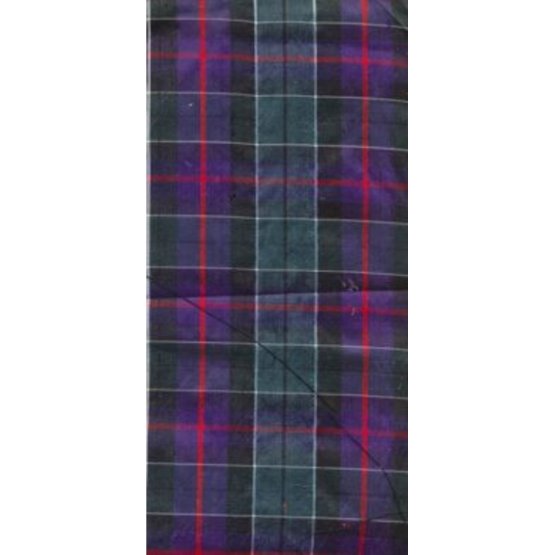 silk dupioni 54"new scottish plaid DUPC13