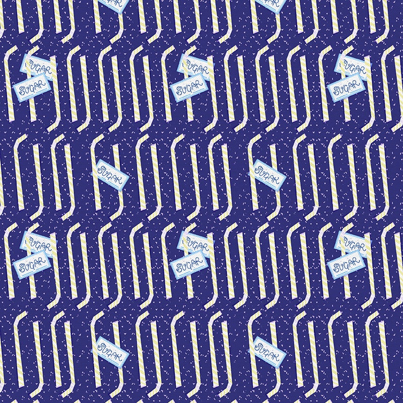 Straws - Dark Blue