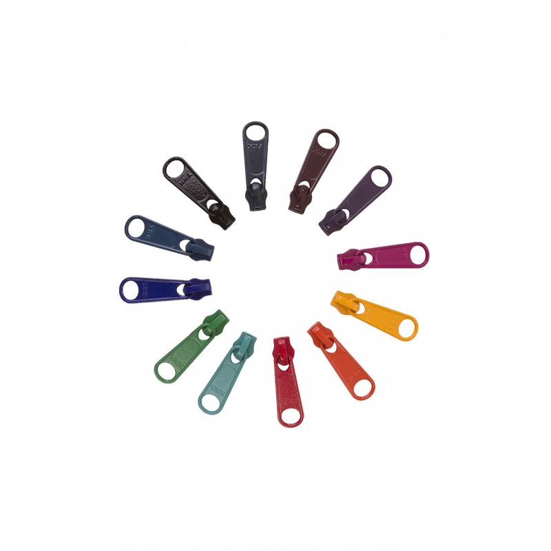 Zipper Pull Set - DARKS - 12 #4.5 pulls # ZIPULL-DRK12 - Special Order
