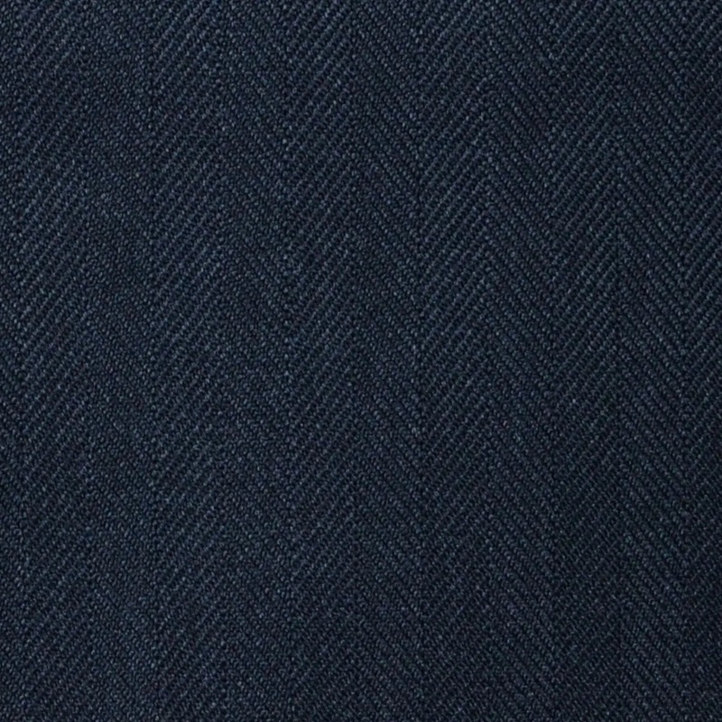 Charcoal Herringbone Super 100's All Wool Suiting By Holland & Sherry