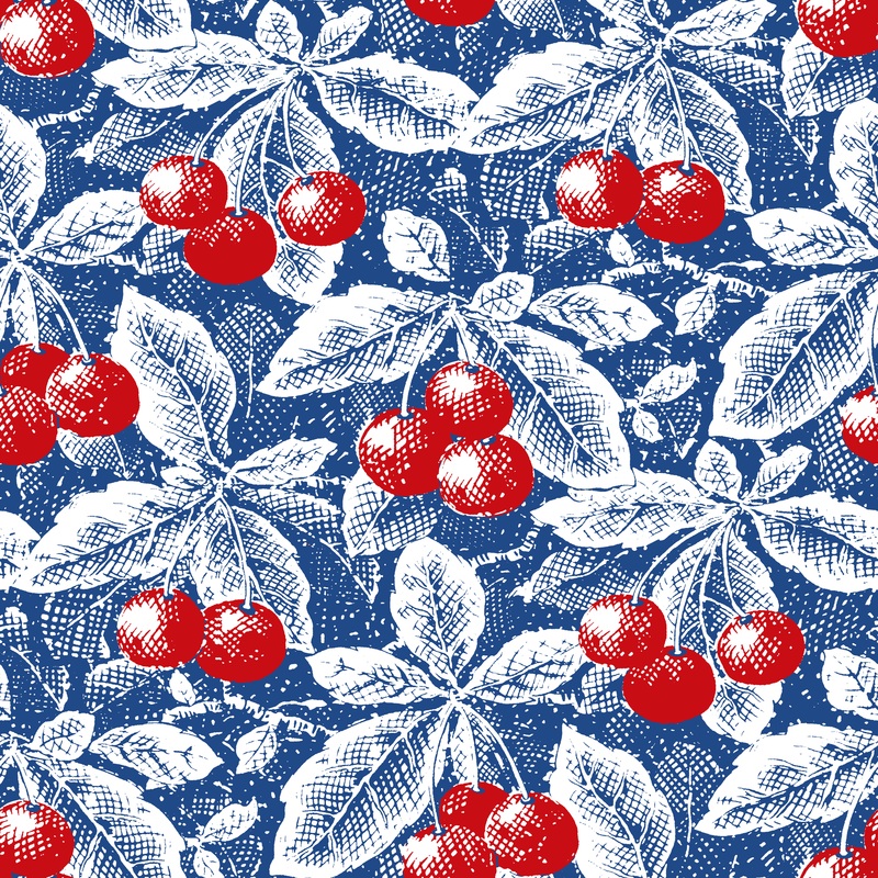 Summer Pickins - Vintage Cherry Fabric