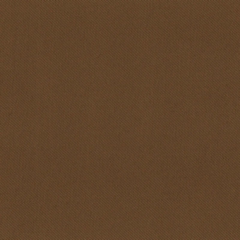 Tobacco Brown Cotton Twill Stretch Suiting