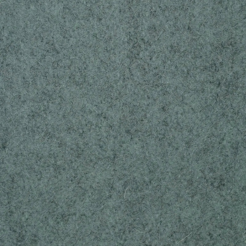 Blue/Grey Marl Melton Wool Coating