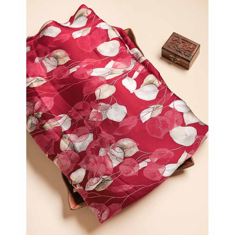 CRAPE SILK PRINTED FABRIC