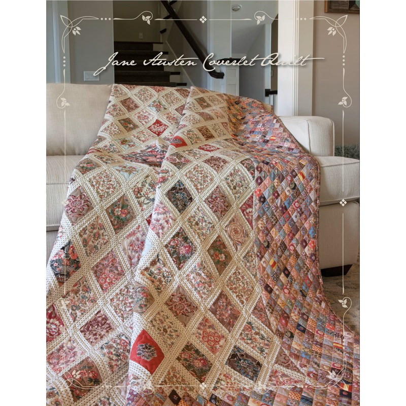 Riley Blake Designs Jane Austen Coverlet Booklet Quilt Pattern P120-JANEAUSTEN
