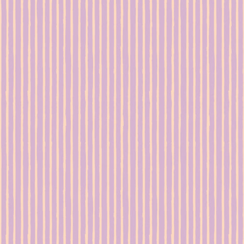 Tangerine Quilt Fabric - Striped Field in Lavender Purple/Peach Orange - TAN69911