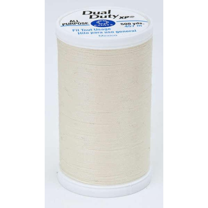 Dual Duty XP Polyester Thread 500yds Cream - S9308020