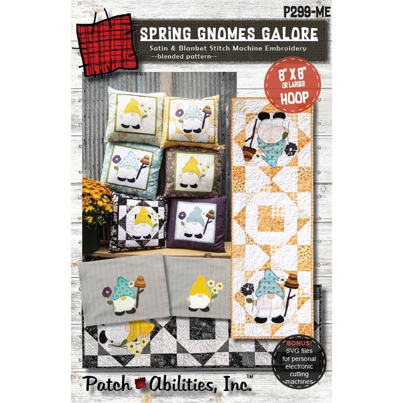 Patch Abilities - P299-ME Spring Gnomes Galore (Machine Embroidery)