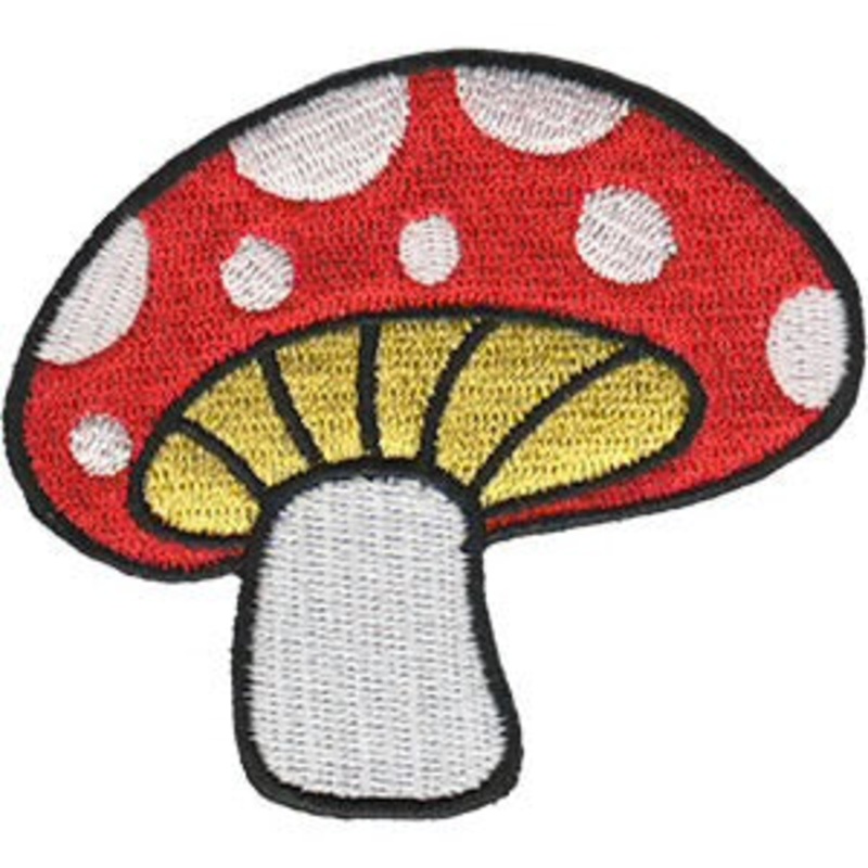 Red Mushroom w/ White Spots Patch