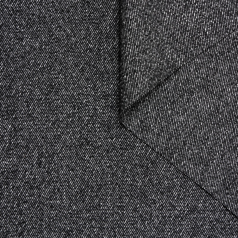 T24M10280 | Wool & Silk Twill Suiting RWS Black