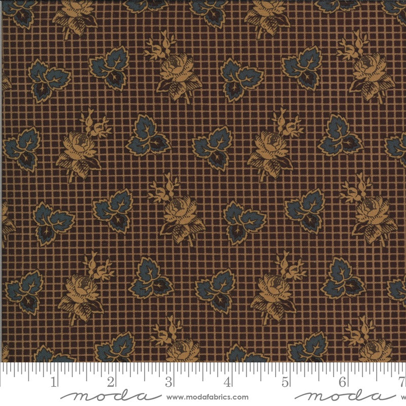 Yesterday Fabric 38100 Dark Brown