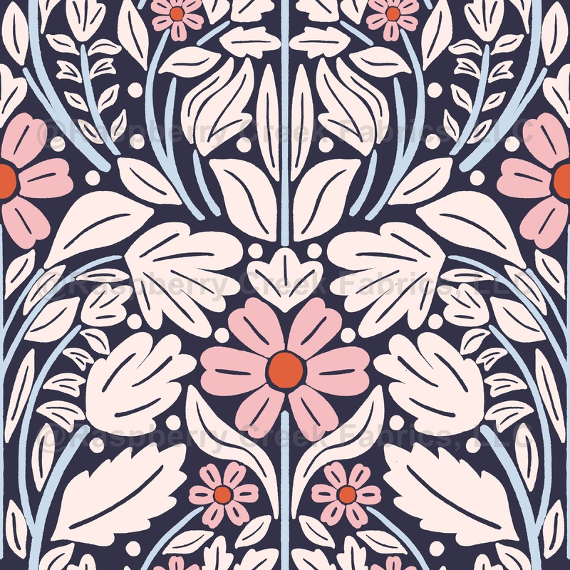 Retro Art Nouveau Florals
