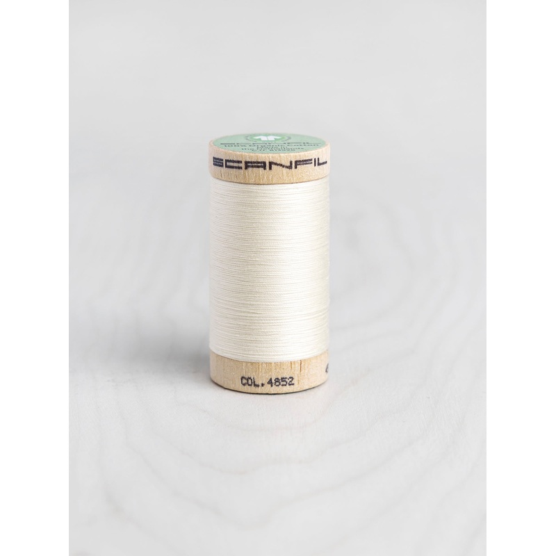 Scanfil Organic Cotton 50wt Thread 500 yards - Solitary Star 4852