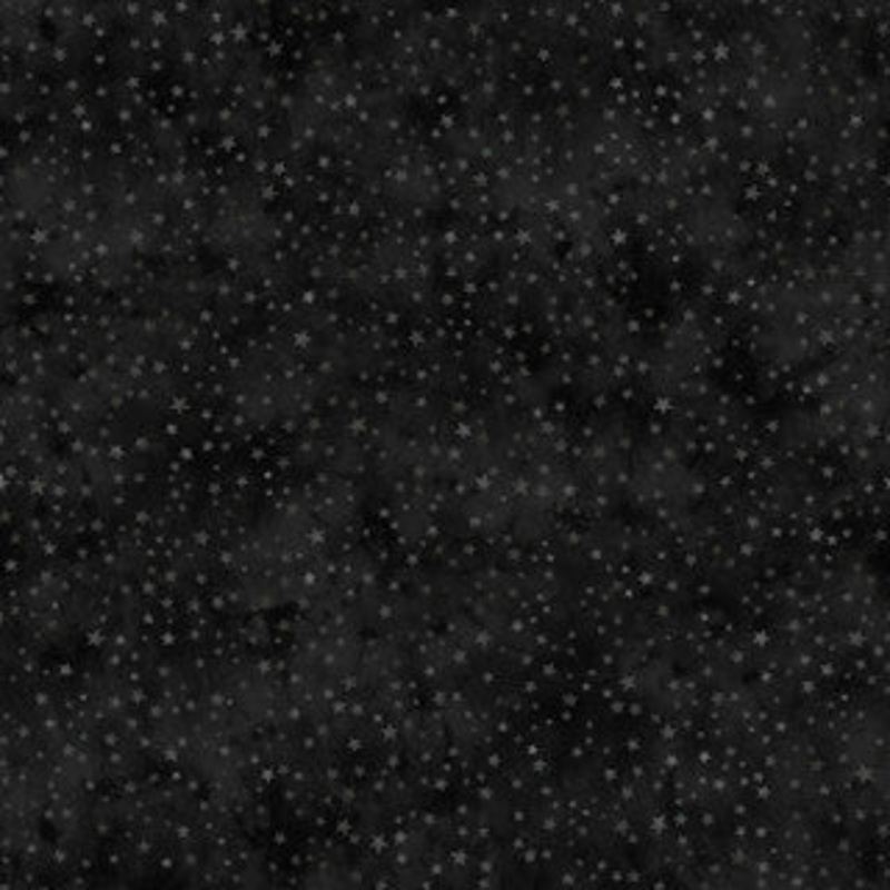 Spooky Hallow Starry Night Black Maywood Studio Cotton Fabrics MS-MASD10369-J