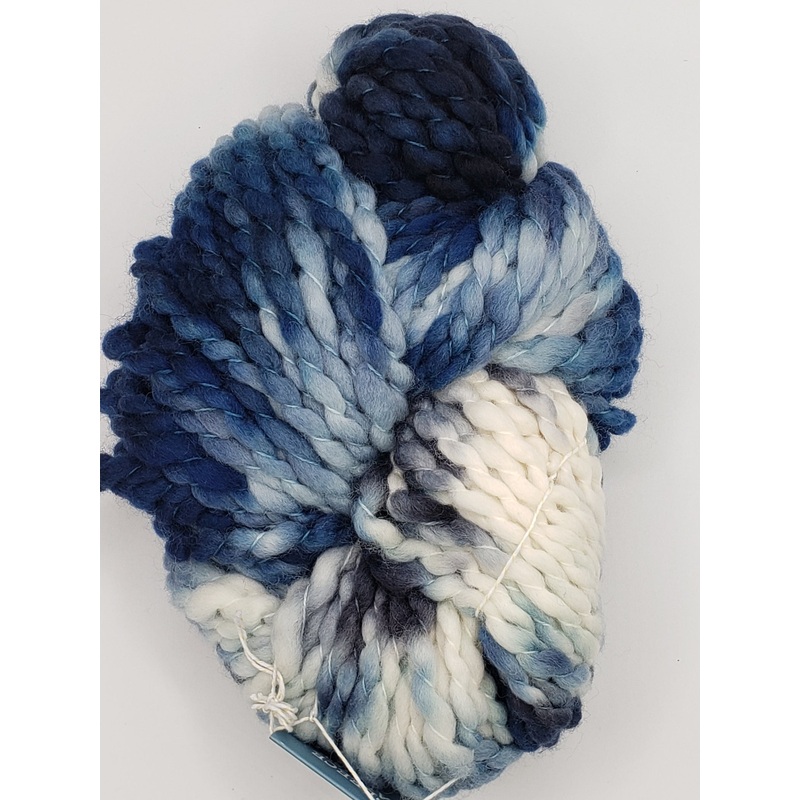 Crimp - RAIN DRIZZLE FOG - Hand Dyed Chunky Textured Yarn - Landscape Shades